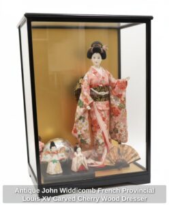 Antique-John-Widdicomb-French-Provincial-Louis-XV-Carved-Cherry-Wood-Dresser-third-image