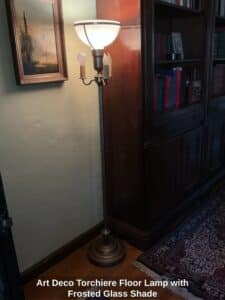 Art-Deco-Torchiere-Floor-Lamp-with-Frosted-Glass-Shade