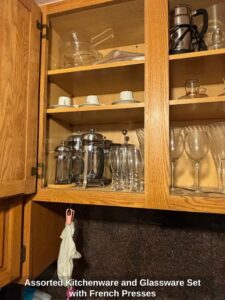 Assorted-Kitchenware-and-Glassware-Set-with-French-Presses-second-image