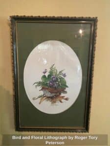 Bird-and-Floral-Lithograph-by-Roger-Tory-Peterson