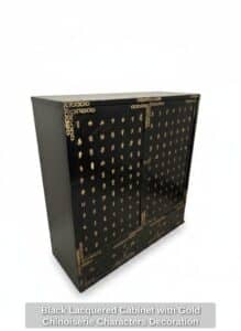 Black-Lacquered-Cabinet-with-Gold-Chinoiserie-Characters-Decoration-1