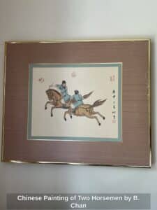 Chinese-Painting-of-Two-Horsemen-by-B.-Chan