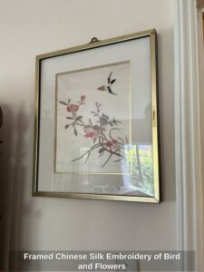 Framed-Chinese-Silk-Embroidery-of-Bird-and-Flowers
