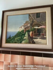 James-Kramer-Watercolor-Painting-of-Mediterranean-Scene
