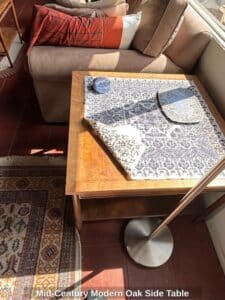 Mid-Century-Modern-Oak-Side-Table