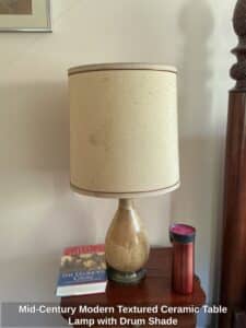 Mid-Century-Modern-Textured-Ceramic-Table-Lamp-with-Drum-Shade