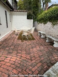 Ornate-Concrete-Garden-Benches