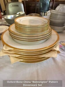 Oxford-Bone-China-Bennington-Pattern-Dinnerware-Set