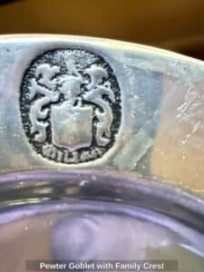Pewter-Goblet-with-Family-Crest