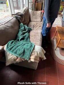 Plush-Sofa-with-Throws