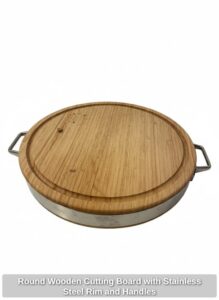 Round-Wooden-Cutting-Board-with-Stainless-Steel-Rim-and-Handles