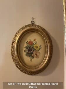 Set-of-Two-Oval-Giltwood-Framed-Floral-Prints