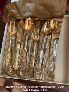 Stanley-Roberts-Golden-Renaissance-Gold-Plated-Flatware-Set