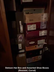 Stetson-Hat-Box-and-Assorted-Shoe-Boxes-Resistol-Corral