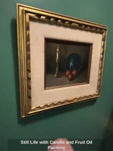 Still-Life-with-Candle-and-Fruit-Oil-Painting