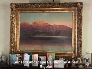 Sunset-Landscape-Painting-by-Albert-Rigolot