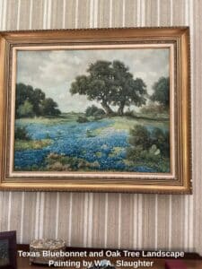 Texas-Bluebonnet-and-Oak-Tree-Landscape-Painting-by-W.-A.-Slaughter