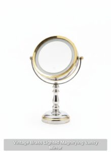 Vintage-Brass-Lighted-Magnifying-Vanity-Mirror