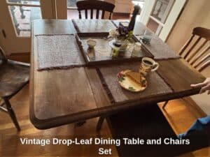 Vintage-Drop-Leaf-Dining-Table-and-Chairs-Set