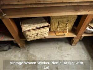 Vintage-Woven-Wicker-Picnic-Basket-with-Lid