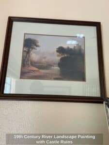 th-Century-River-Landscape-Painting-with-Castle-Ruins