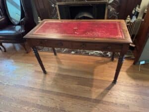 Antique-Leather-Top-Writing-Desk
