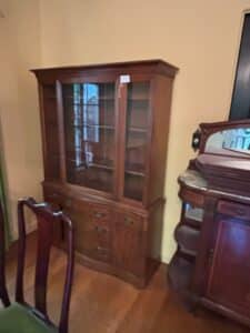 Antique-Mahogany-Serpentine-Bow-Front-China-Cabinet