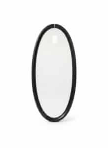 Black-Oval-Wall-Mirror