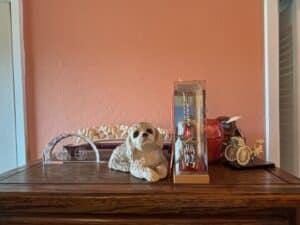 Assorted-Japanese-Dolls-and-Collectibles-Display-Cabinet-sixth-image