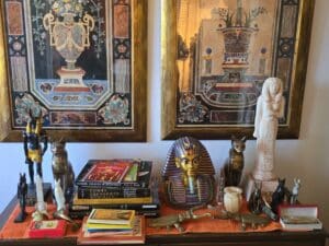 Egyptian-Revival-Decorative-Assemblage-with-Pietra-Dura-Panels