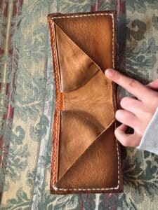 Hand-Tooled-Leather-Bifold-Wallet-with-Floral-and-Scroll-Design-third-image