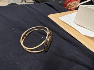 Indian-Head-Cent-Coin-Bangle-Bracelet-with-Zodiac-Motifs-third-image