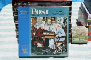 The-Saturday-Evening-Post-The-Checkers-Game-Jigsaw-Puzzle-by-Norman-Rockwell