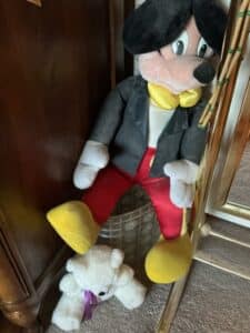 Vintage-Applause-Mickey-Mouse-Conductor-Plush-Toy
