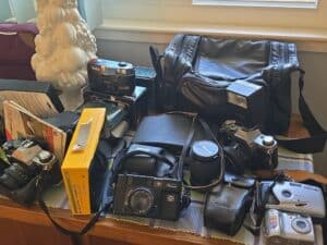 Vintage-Camera-Collection-with-Canon-AE