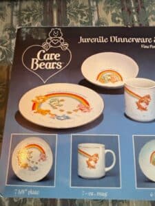 Vintage-Care-Bears-Deka-Porcelain-Juvenile-Dinnerware-Set