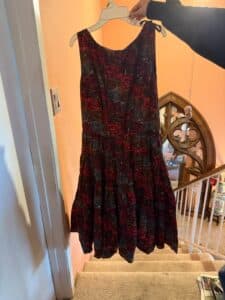Vintage-Floral-Print-Dress