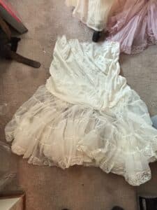 Vintage-Petticoat-Skirts-Set-of-Pink-White-Black-second-image