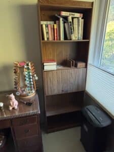 Vintage-J.B.-Van-Sciver-Mid-Century-Modern-Bookcase-with-Drop-Down-Desk