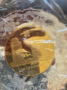 China-Pingmei-Shenma-Group-Strategic-Restructuring-Commemorative-Gold-and-Silver-Plate-second-image
