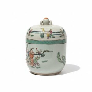 Chinese-Export-Famille-Rose-Porcelain-Ginger-Jar