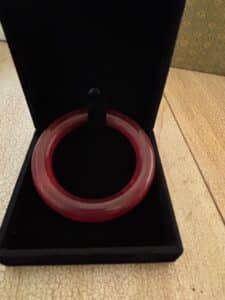 Chinese-Jadeite-Jewelry-Set-Red-Bangle-and-Green-Dragon-Pendant