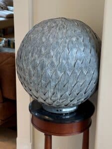 Handmade-Bulgarian-Metal-Artichoke-Sphere-second-image