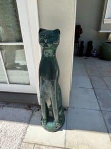 Mid-Century-Modern-Glazed-Ceramic-Cat-Sculpture-second-image