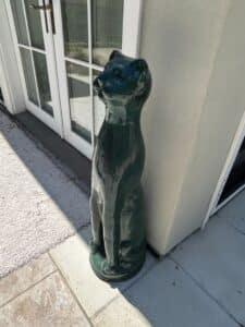 Mid-Century-Modern-Glazed-Ceramic-Cat-Sculpture-third-image