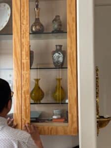 Pair-of-Japanese-Satsuma-Style-Yellow-Ground-Vases