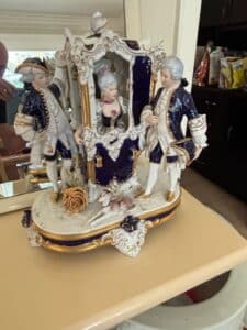 Royal-Dux-Porcelain-Sedan-Chair-Group