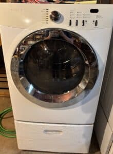 Frigidare Front looad Washer and Dryer.