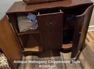 Antique-Mahogany-Chippendale-Style-Armchair-second-image