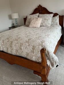 Antique-Mahogany-Sleigh-Bed
